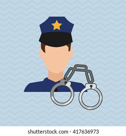 Security design. Protection icon. Colorful illustration