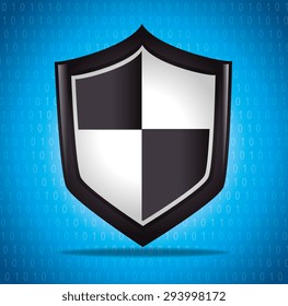Security digital design, vector illustration.