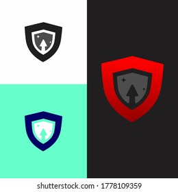 Security digital,Internet home secure lock security system. Technology logo icons.