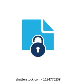 Security Document Logo Icon Design