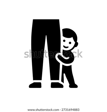 Security and Early Dependence Icon Isolated On White Background