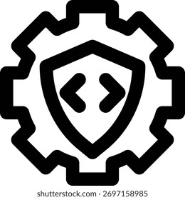 Ícone Engenharia de Segurança, Programação, Estrutura de Tópicos de Engenharia