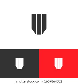 Security fintech logo design concept. Crypto logomark illustration. Can representing strong, cyber, tech, data, blockchain, program, ai, system.