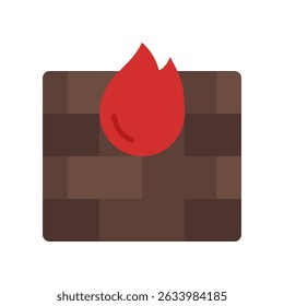 Security Firewall Vector for Web Protection Concept. Data safety illustration, cyber defense and firewall design