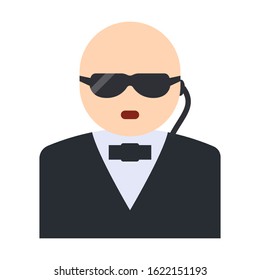 security flat color vector icon