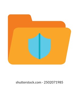 Security Flat Icon Design For Personal nad Commercial Use