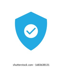 Security with flat icon illustration