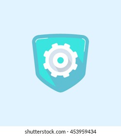 Security flat icon. Vector.
