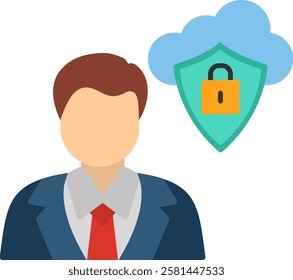 Security Flat Illustration Vector Design