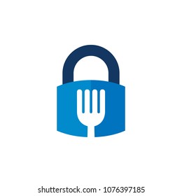 Security Food Logo Icon Design