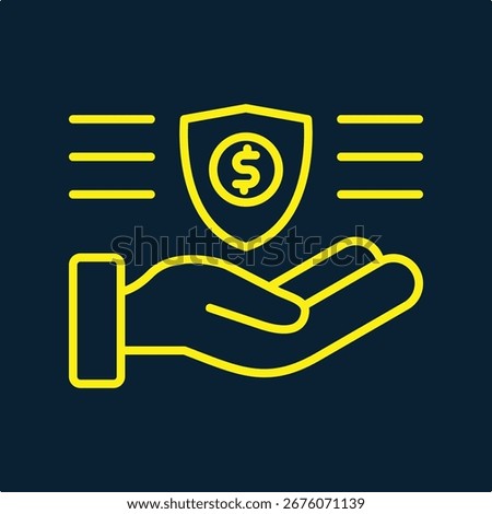 Security Found trendy artwork design useful creative vector Illustration fascinating colorful background.eps