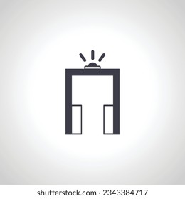security gate isolated icon. security gate icon