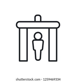 security gate vector icon