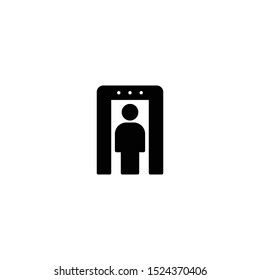 Security Gate vector icon. Access door vector icon. linear style sign for mobile concept and web design. Symbol, logo illustration.