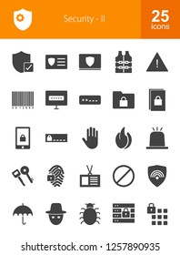 Security Glyph Icons