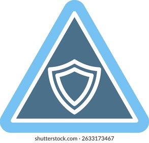 Security Glyph Two Colour Icon