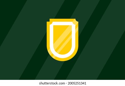 Security Golden Shield Logo Icon Vector Template suitable for security, safety, and hero logo and graphic need