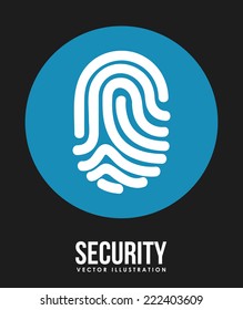 security graphic design , vector illustration