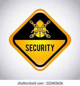 security graphic design , vector illustration