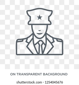 Security guard icon. Security guard design concept from Museum collection. Simple element vector illustration on transparent background.