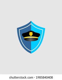 Security guard icon vector design for protection.