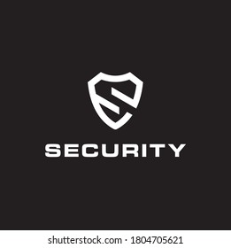 Security Guard Logo Icon, Letter S Protection logo concept template
