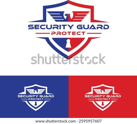 Security Guard Logo Protection Logo security lock