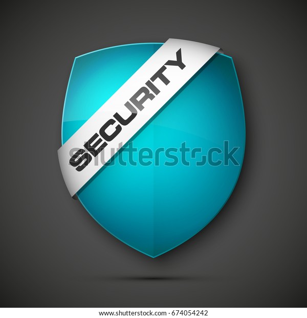 Security Guard Shield Concept Safety Badge Stock Vector (Royalty Free ...