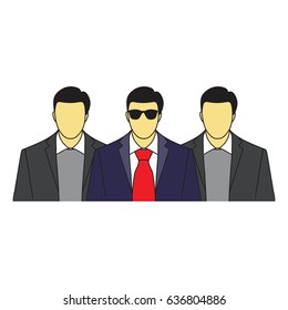 Security guard,Security sign, safety icon,Security guard ,Bodyguards and businessman