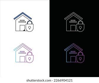  security, home safety, smart home, home monitoring, perimeter security, safe,safety badge, emergency preparedness, home safety sign vector icon