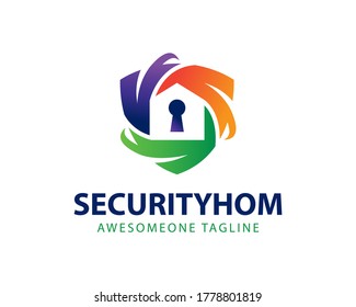 Security House Logo, Vector, Template, Vector, Template