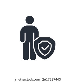 security icon collection .design style with background