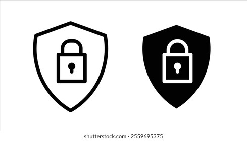 Security Icon collection in filled and stroke style.