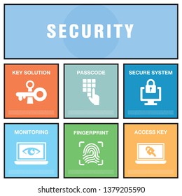 SECURITY ICON CONCEPT