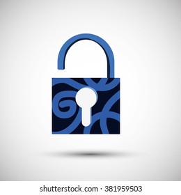 Security icon design 