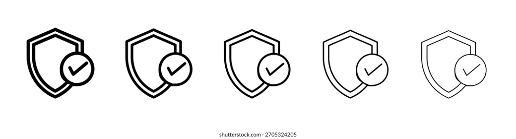 Security icon design, logo, app, UI. Vector illustration, EPS