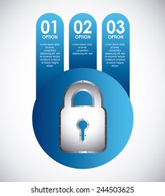 security icon design, vector illustration eps10 graphic