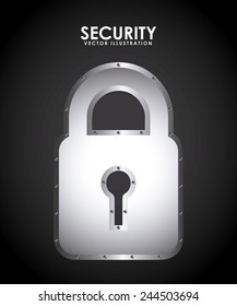 security icon design, vector illustration eps10 graphic