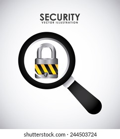 security icon design, vector illustration eps10 graphic