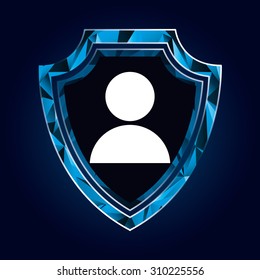 security icon design, vector illustration eps10 graphic 
