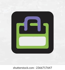 Security Icon with file Symbol Art