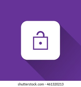 security icon. flat design