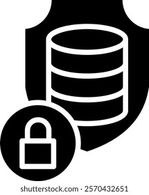 Security Icon Glyph Vector Illustration