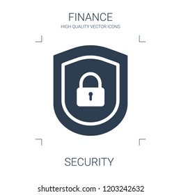security icon. high quality filled security icon on white background. from finance collection flat trendy vector security symbol. use for web and mobile