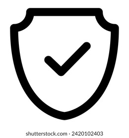 Icono de seguridad Ilustración para web, aplicación, infografía, etc