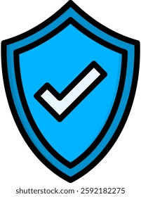 Security Icon Lineal Color Vector Illustration