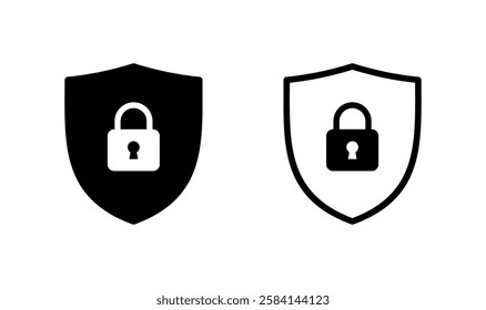 Security icon logo design. protection icon. privacy. vpn