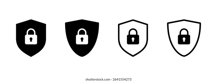 Security icon logo design. protection icon. privacy. vpn