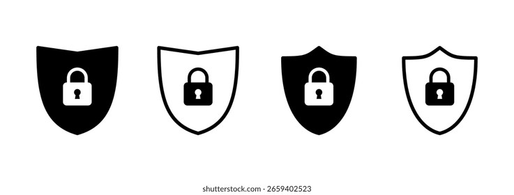 Ícone de segurança logo design. ícone de proteção. privacy. vpn