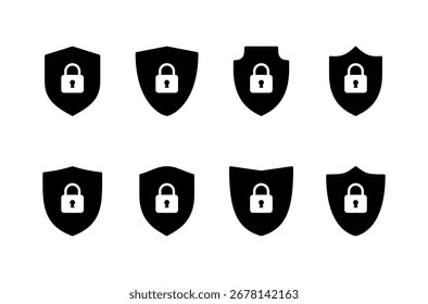 Diseño de logotipo de icono de seguridad. icono de protección. privacidad. vpn